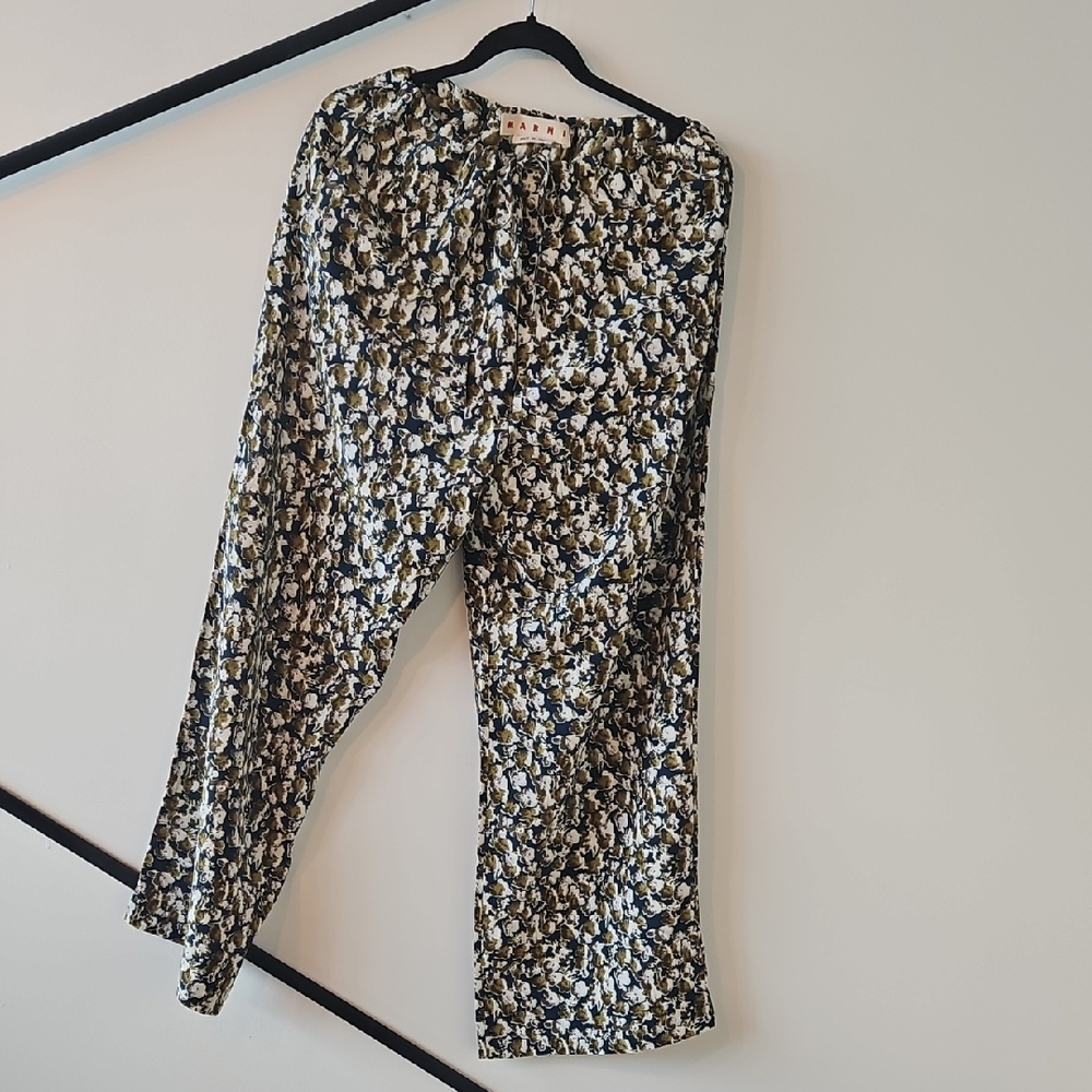 Marni Floral Print Women's Pants